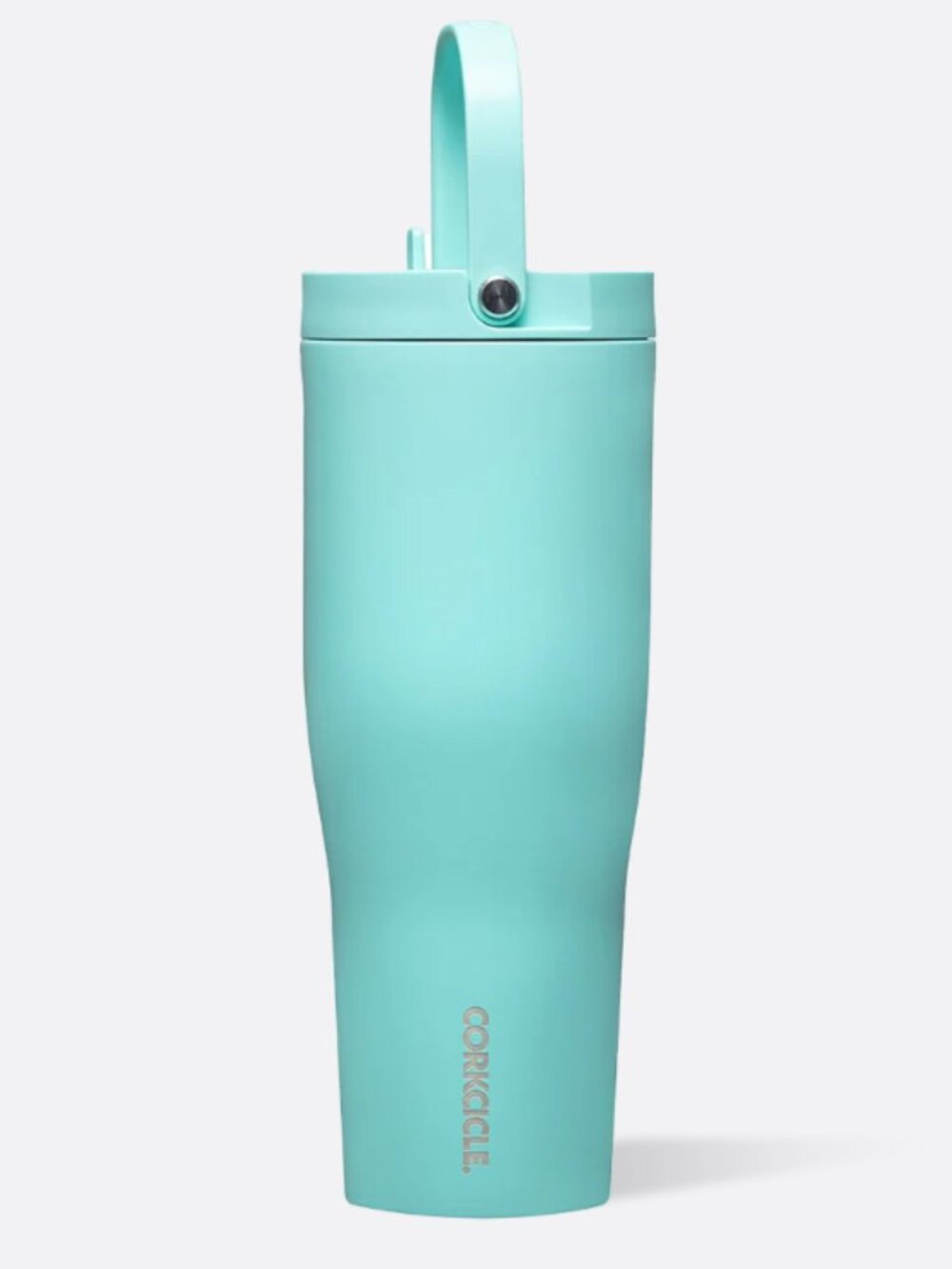 Corkcicle Mint Travel Tumbler with Carry Handle - Go Cup XL 30 Ounces